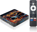 Android TV Box 14.0, 2025 Android Box RK3518 2GB 32GB Support 4K 8K WiFi 6 2.4G/5.8G Dual-Band WiFi HDR10+ 100M Ethernet Bluetooth 5.0 USB 3.0 Smart Box with Voice Remote Control