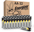 Energizer AA Batteries Alkaline Power, 32 Count Alkaline Double A Battery Packv